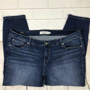 Torrid Medium Wash Skinny Jeans Denim 22 Plus Size